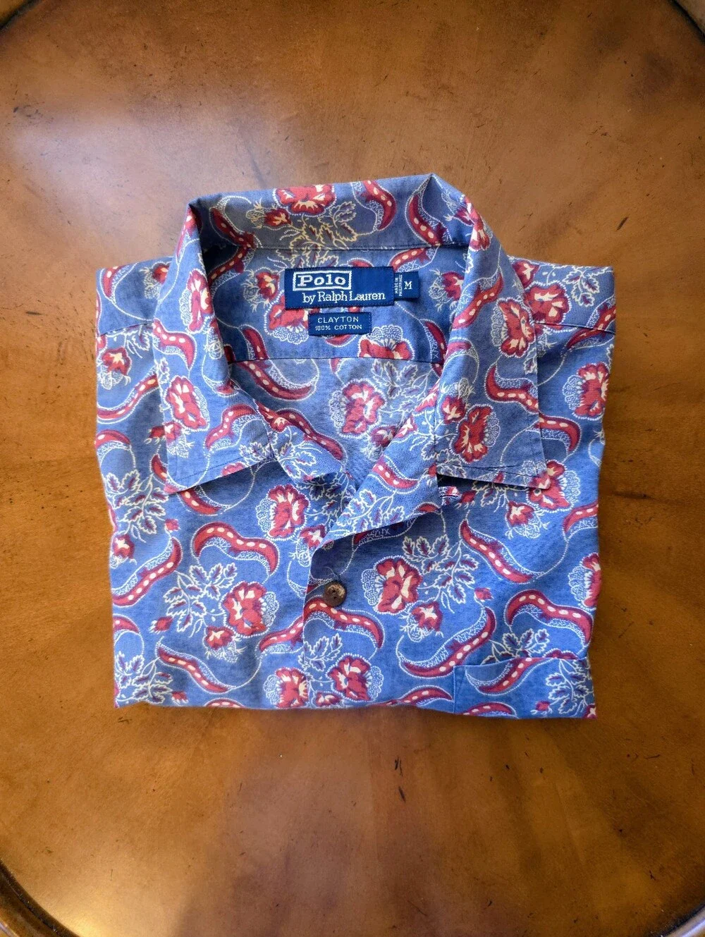 Polo by Ralph Lauren (M-L) Blue/Red Chilis